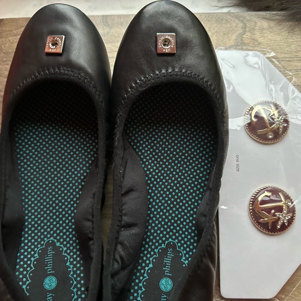 Lyndsay Phillips ballet flats black